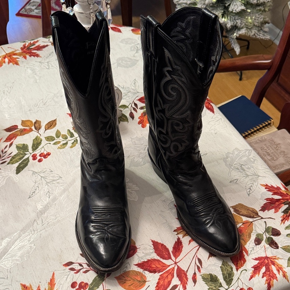 Dan Post Black Western Boots